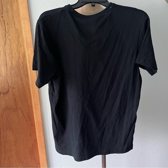 DENIM & FLOWER sz M Black Tshirt French BULLDOG Completely Yours Short Sleeve - Picture 4 of 7